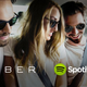 Cool young people taking an Uber to the sunglasses convention.